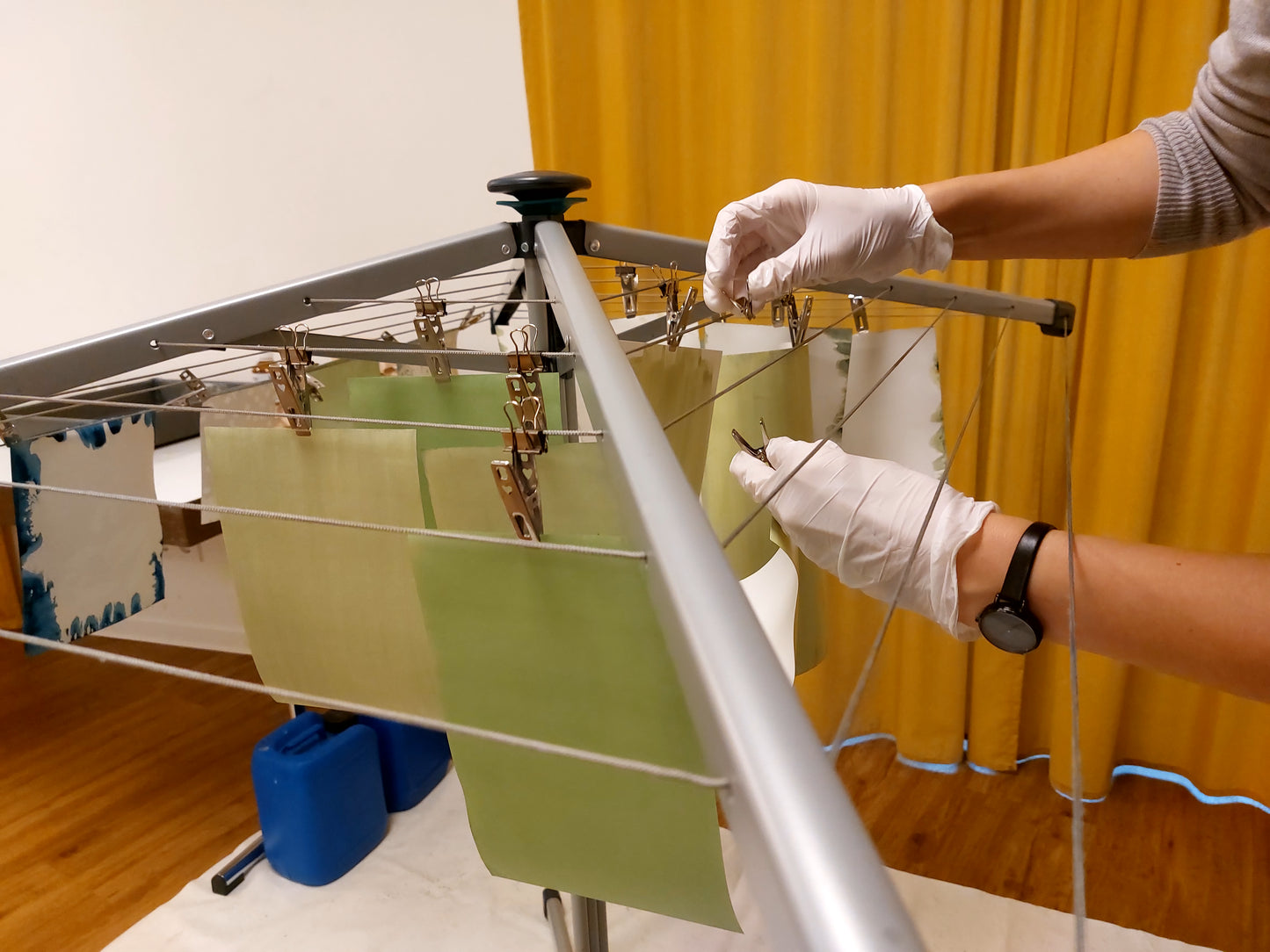 Blaudruck im Winter - Private Gruppe (Geburtstage und andere Feiern)