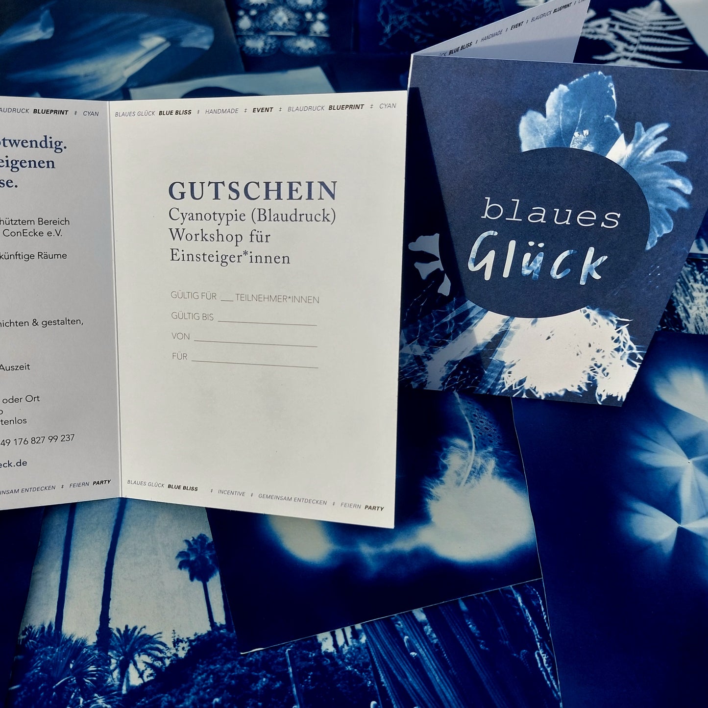 GUTSCHEIN Cyanotypie (Blaudruck) Fotokurs - ein Workshop für Einsteiger*innen