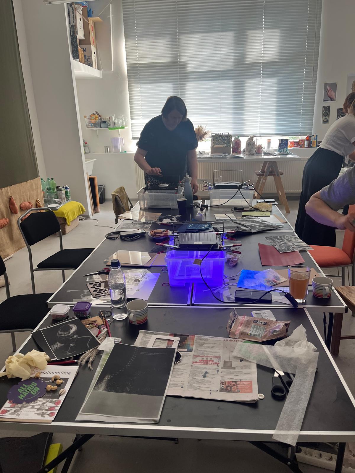 Cyanotype workshop for beginners in Berlin