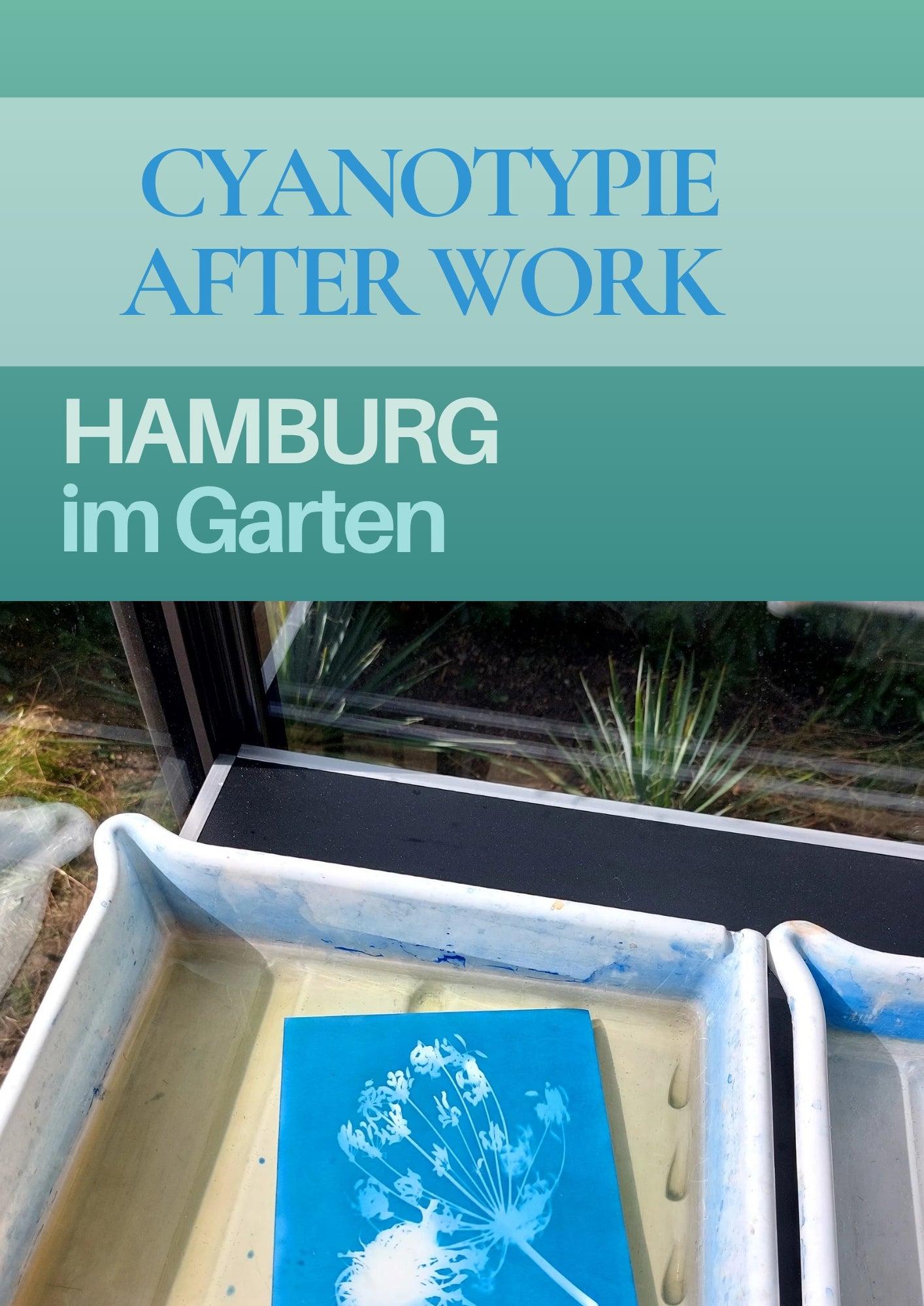 Cyanotypie (Blaudruck) after work - Dein kreativer Feierabend-Workshop im Grünen