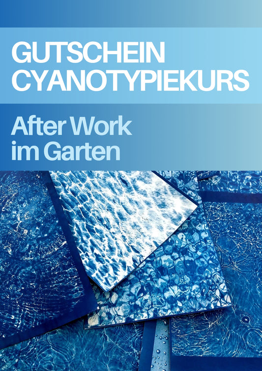 GUTSCHEIN Cyanotypie (Blaudruck) after work - Dein kreativer Feierabend im Grünen