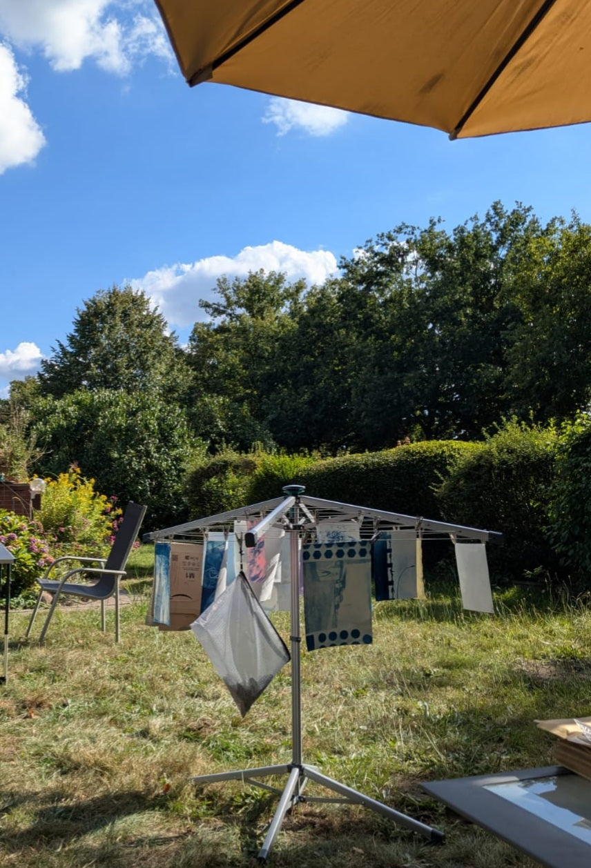 Cyanotype Workshop for Beginners in a Garden Setting